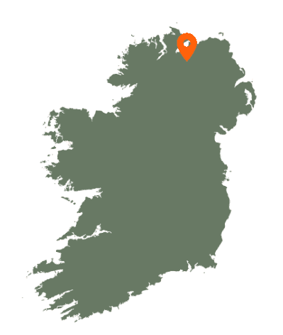 Banagher Old Church Map