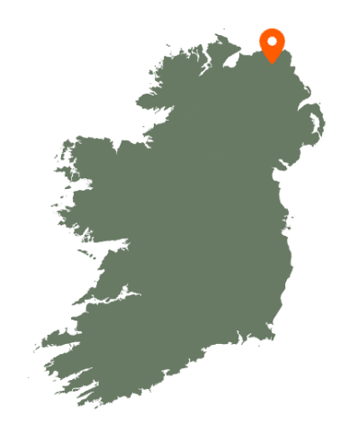 Dark Hedges Map