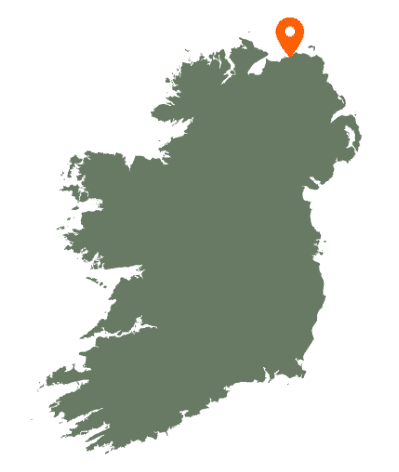 Dunluce Castle Map