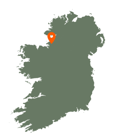 Glencar Waterfall Map