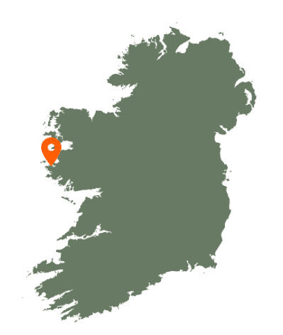 Knockbrack Megalithic Tomb Map