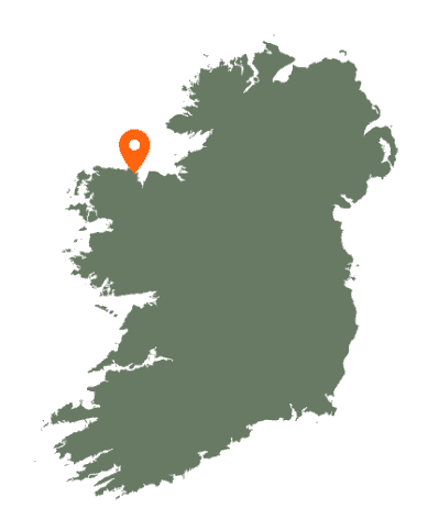 Lackan Strand Map