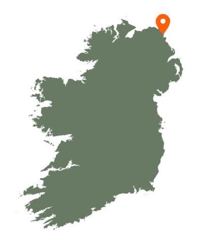 Layd Old Church Cushendall Map