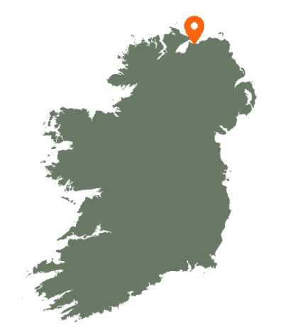 Mussenden Temple Map