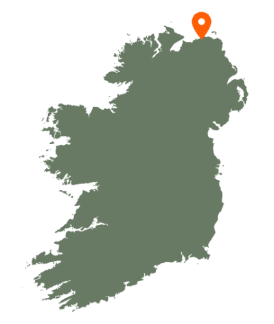 Old Bushmills Distillery Map